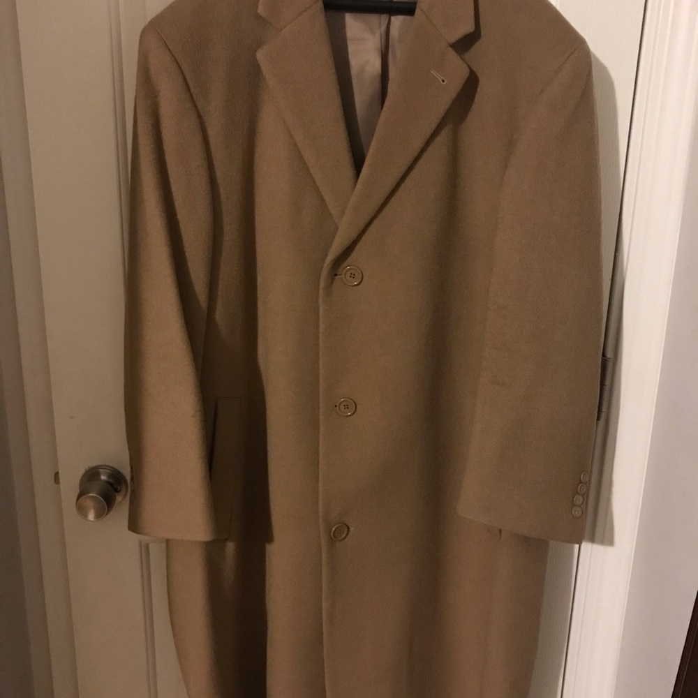 Men’s gently used wool over coat